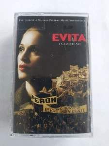 EVITA Motion Picture Music Soundtrack 2 Cassette Tape Set RARE NEW Sealed F-Ship - Picture 1 of 7