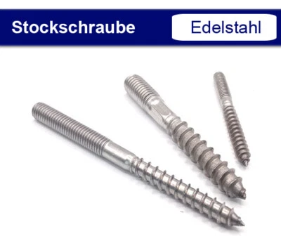 Stock Bolts M6 M8 M10 - Stainless Steel A2 V2A - Wood Screws Metric Screws - Image 1 of 3