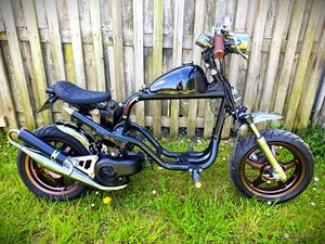 CUSTOM BUILT YAM CHOP SCOOTER - YAMAHA AEROX 50 / 120cc PROFESSIONALLY BUILT - Picture 1 of 17