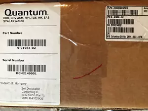 Quantum HP LTO5 HH SAS W/tray 9-01984-02 i40 AQ283C#900 9-01984-01 1-03563-01 - Picture 1 of 1