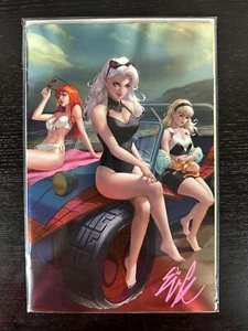 AMAZING SPIDER-MAN #42 Virgin Foil SIGNED EJIKURE MEGACON 2024 EXCLUSIVE - Picture 1 of 10