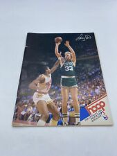 HOOP 1986 Magazine Program NBA Washington Bullets 1986-87 Larry Bird On Cover