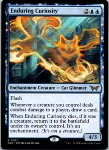 Magic the Gathering Enduring Curiosity Duskmourn: House of Horror MTG Free Ship! - Picture 1 of 1