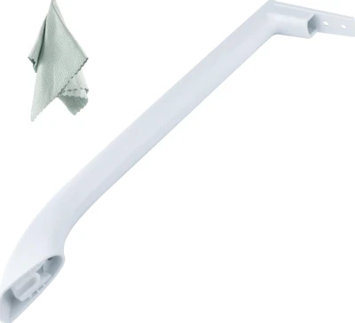 Manija de puerta 5304506469 5304486359 blanca para refrigerador Frigidaire paquete de 2 Foto 1 de 4