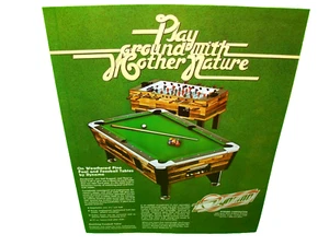 Mesa de Billar Futbolín FLYER Original Juego Arcade Promoción Papel Publicidad Dinamo - Imagen 1 de 2