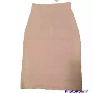 Lucy Paris Pink pebble wool blend Skirt Size Large - Picture 1 of 5