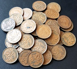 Lote de 49 centavos de 1 centavo de Canadá 1938 - Rey Jorge VI - Imagen 1 de 1