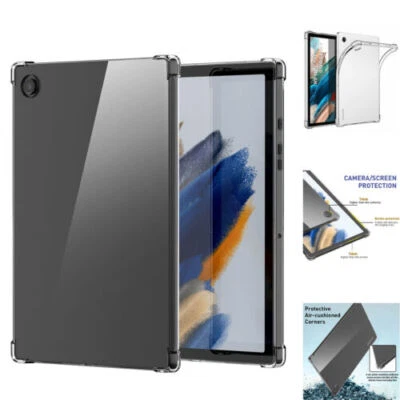 For Samsung Galaxy Tab A7 Lite 8.7"2021 Stand Shockproof Case Transparent Cover - Image 1 of 2