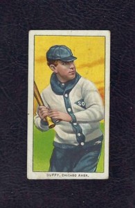 1909-11 T206 Hugh Duffy, Chicago Amer, HOF, Piedmont 350-460, VG!