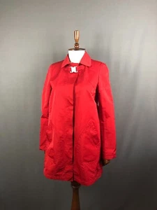 Dolce&Gabbana Trench Coat Polyester Women Size 42 Red - Picture 1 of 17
