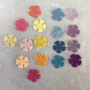 Mini Felt Flowers, Die Cut Felt Flowers - Picture 1 of 8
