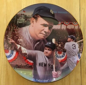 Babe Ruth “The Called Shot” New York Yankees - Plate by The Bradford Exchange - Picture 1 of 2