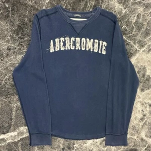 Vintage Abercrombie & Fitch Thermo Shirt Herren XL 90s Y2K Langarm Skate Surf - Bild 1 von 6