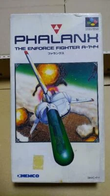 Used Kemco 1992 PHALANX Nintendo Super Famicom SNES Shooter Japanese Retro Game  - Image 1 of 4