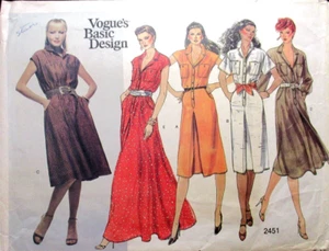 Patrón de diseño básico Vogue 2451 talla 14 - Imagen 1 de 10