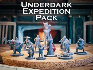 Underdark Expedition Pack | 11 Miniatures Starter Set | DnD D&D Tabletop Minis - Bild 1 von 10