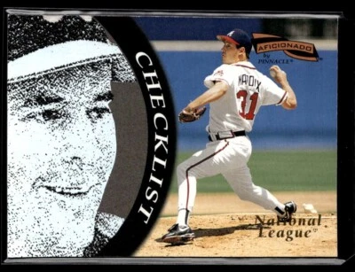 1996 Pinnacle Aficionado #199 Greg Maddux - Image 1 of 2