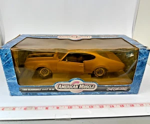 1:18 Scale 1969 Oldsmobile 442 W-30 Diecast Model by ERTL - Gold - Picture 1 of 11