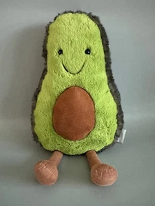 Jellycat  Jelly Cat Avocado Plush Stuffed Animal 8" EUC Soft - Picture 1 of 4