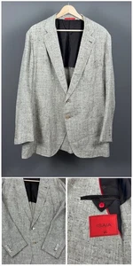 ISAIA NAPOLI SILK SPORT COAT BLAZER SIZE : 60IT 50US - Picture 1 of 15