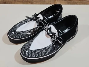 VANS The Nightmare Before Christmas Slip On Jack Skellington Shoes Mens Size 8 - Picture 1 of 9