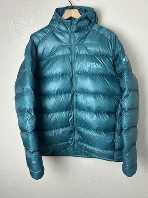 Eddie Bauer First Ascent Macrotherm con capucha para hombre talla XL 800 Downfill Deepsea  Foto 1 de 4