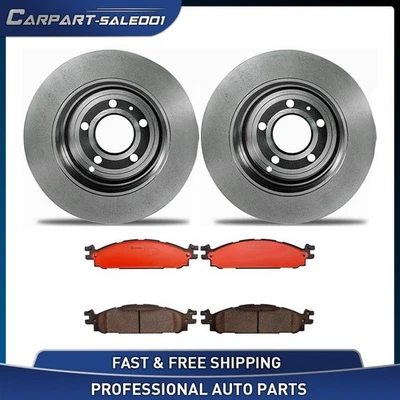 Kit de pastillas de freno rotores de disco delanteros para Ford Explorer 2011-2015 2016 2018 3,5 L Foto 1 de 4