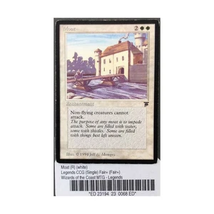 WOTC MtG Legends Moat (R) Fair+ - Picture 1 of 2
