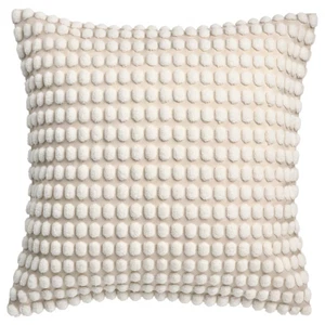 IKEA SVARTPOPPEL Kissenbezug - cremeweiß, 20x20" | schlichte Eleganz - Bild 1 von 4