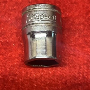 SNAP-ON TOOLS FS141 SHALLOW SOCKET 7/16", 3/8" DRIVE 6 PT - USA (k44) - Imagen 1 de 5