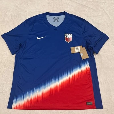 2024 Nike Men’s United States Away Blue Soccer Jersey XXL 2XL US USMNT USA - Image 1 of 4