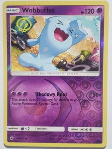 REVERSE HOLO Wobbuffet 49/147 VLP - Burning Shadows Pokemon Karte - Nagimiso Art - Bild 1 von 3