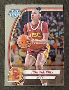 2024-25 Bowman Chrome Juju Watkins #37 USC - Picture 1 of 2