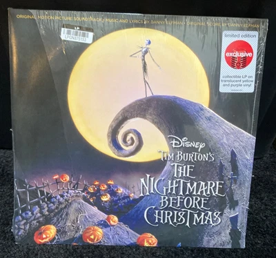 •The Nightmare Before Christmas 2LP Vinyl Soundtrack Target Exclusive BRAND NEW! Foto 1 de 4