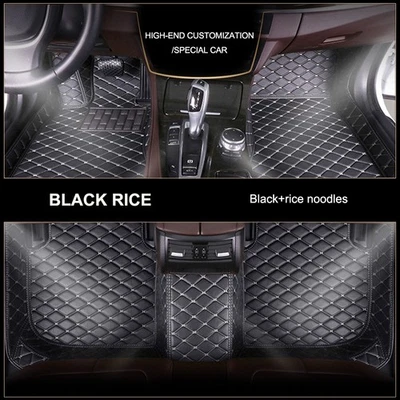 Car Floor Mat For Toyota FJ CRUISER 2007–2014PU Leather black Red Foto 1 de 4