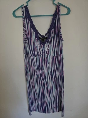 Camisón para mujer Ambrielle púrpura multicolor L Foto 1 de 3
