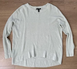 Suéter Ligero Eileen Fisher Mezcla de Lino Orgánico Manga Larga XXS - Imagen 1 de 7