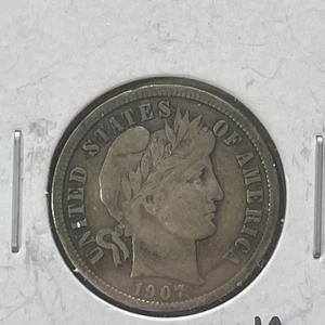 Lot of 1907 Barber Dime 1908 Indian Head Penny & 1915-S Walking Liberty Half $1 - Bild 1 von 8