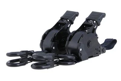 Automatik Spanngurte mit Sicherungs-Haken im 2er Set Selbstaufwickelnde Trans... - Bild 1 von 4