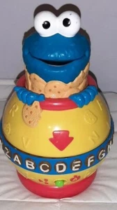 Cookie Monster Sesame Street 2002 Mattel Alphabet ABCs Phonics Push And Talk Toy - Picture 1 of 7