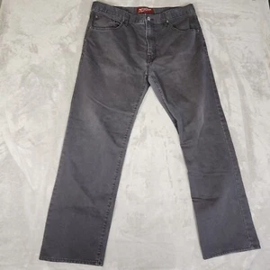 Arizona Jeans Mens 36x32 Slim Straight Gray Casual Workwear Cowboy Western - Picture 1 of 9