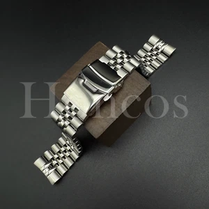 Pulsera de reloj de acero Jubilee de 22 mm se adapta a Seiko SKX009 eslabón sólido para buceador - Imagen 1 de 6