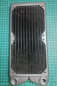 Swiftech MCR220-QP - PC Watercooling Radiator - Custom Grey Hammered Paint - Picture 1 of 11