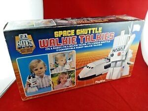 GOBOTS SPACE SHUTTLE WALKIE TALKIES PLAY TIME Nasa 1980s Rare