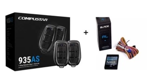 Compustar CS935-AS All-in-One Remote Start + Car Alarm Bundle + Blade-AL Bypass - Picture 1 of 7