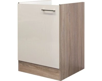 Flex Well Spülenschrank Nepal BxTxH 50 x 57 x 82 cm kaschmir glänzend zerlegt An - Bild 1 von 2