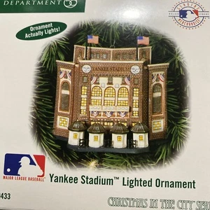 Department 56 Yankee Stadium Christmas In The City Rare Retired Ornament (NIB) - Picture 1 of 5