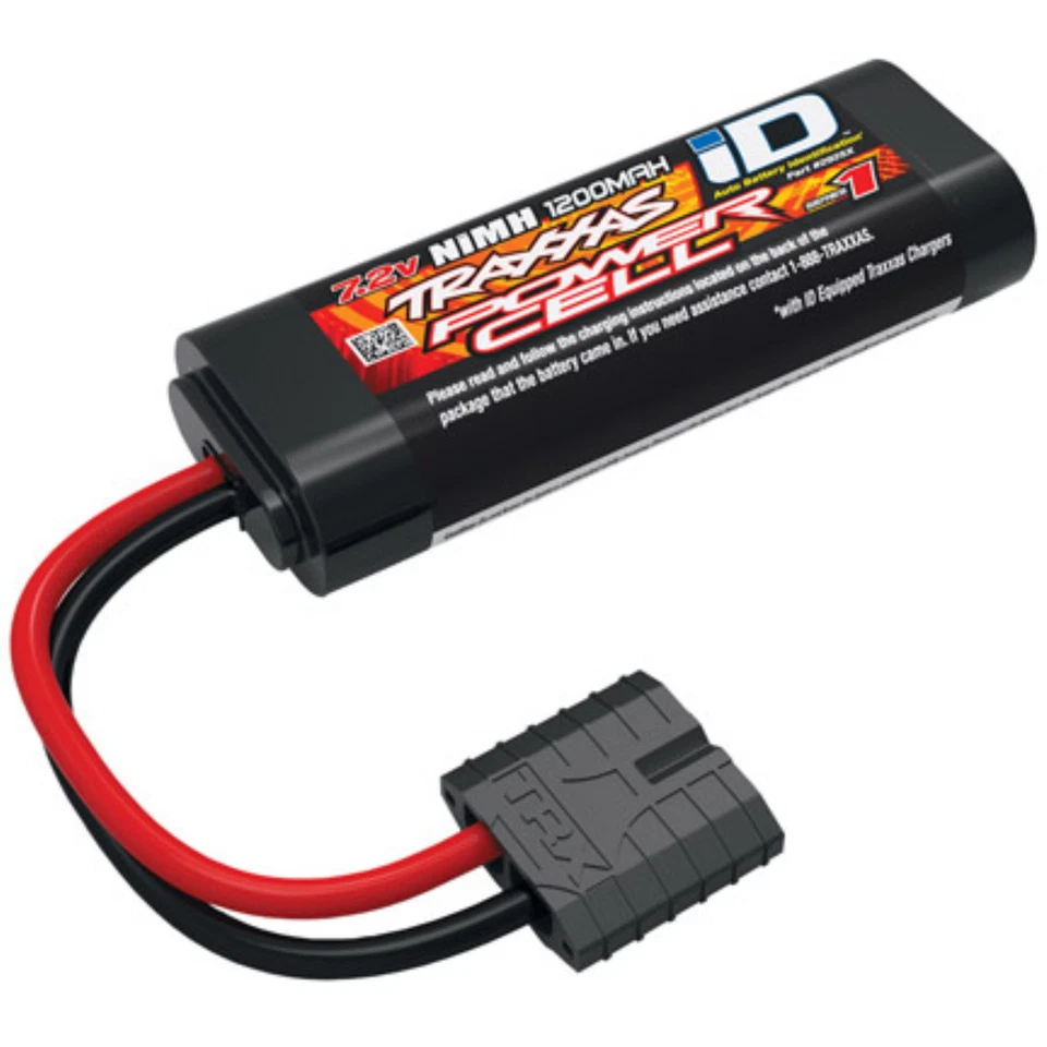 Traxxas TRX2925X Batteria NiMH 1200 mAh 7,2V 6-C Piatto 1/16 Modelli ID Spina - Immagine 1 di 1