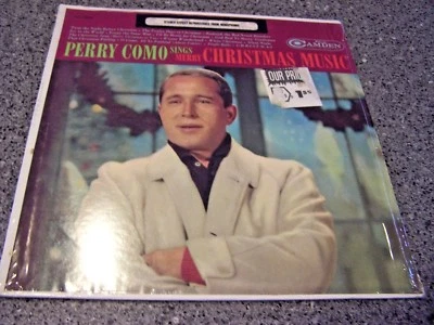 Perry Como "Sings Merry Christmas Music" RCA CAMDEN CAS-660(e) LP W/SHRINK&HYPE - Image 1 of 4