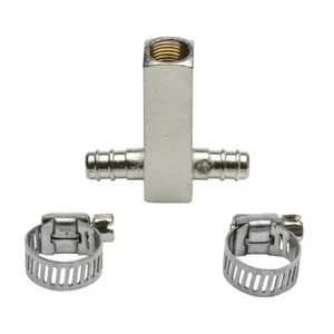 GlowShift Water Temp Sensor T-Fitting Adapter for Dodge Ram 12-Valve Cummins - Picture 1 of 3